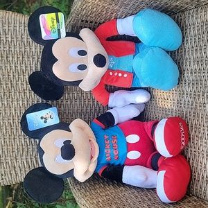 2 Large Mickey Mouse Disney NWT